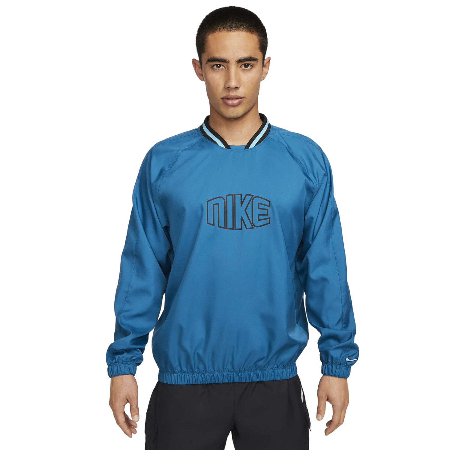

Лонгслив Nike Dry-Fit Academy Graphic Football, голубой
