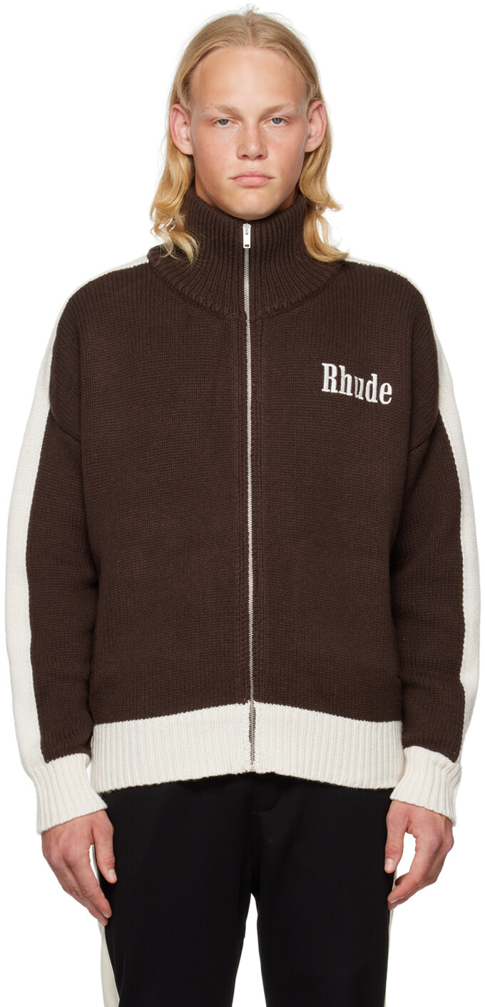 

Коричневая спортивная куртка Rhude