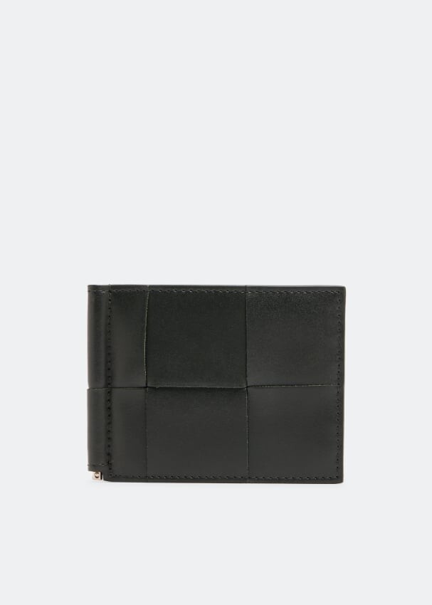 

Кошелек BOTTEGA VENETA Bill clip wallet, черный