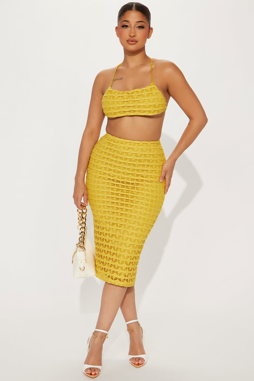 

Юбка Fashion Nova TS40086C, желтый