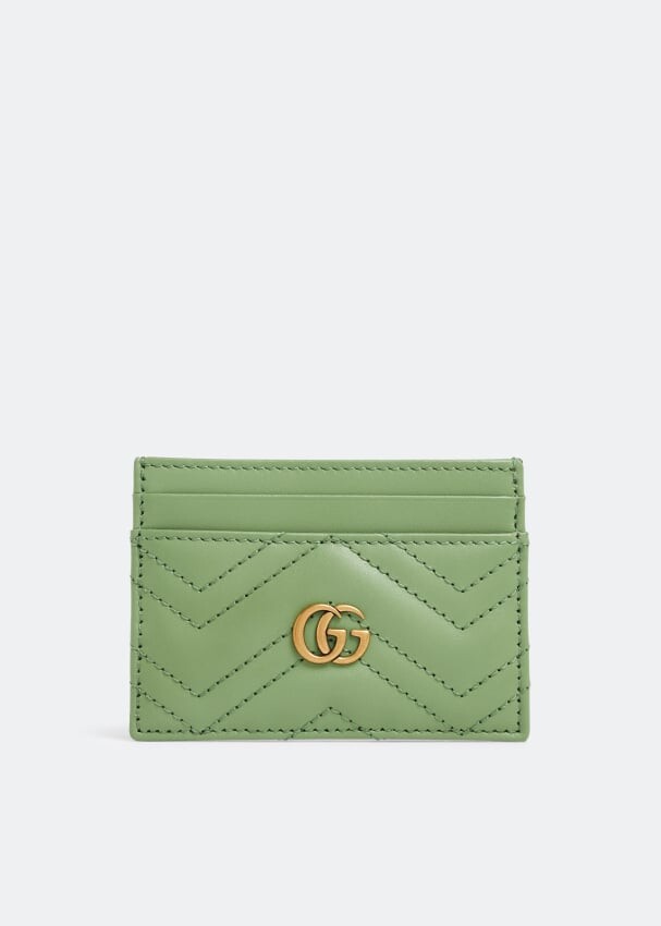 

Картхолдер GUCCI GG Marmont cardholder, зеленый