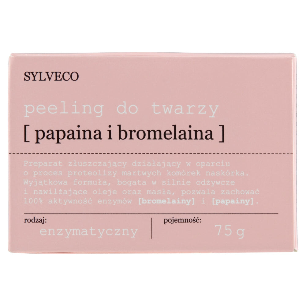 

SYLVECO Скраб для лица Папаин и Бромелайн 75г