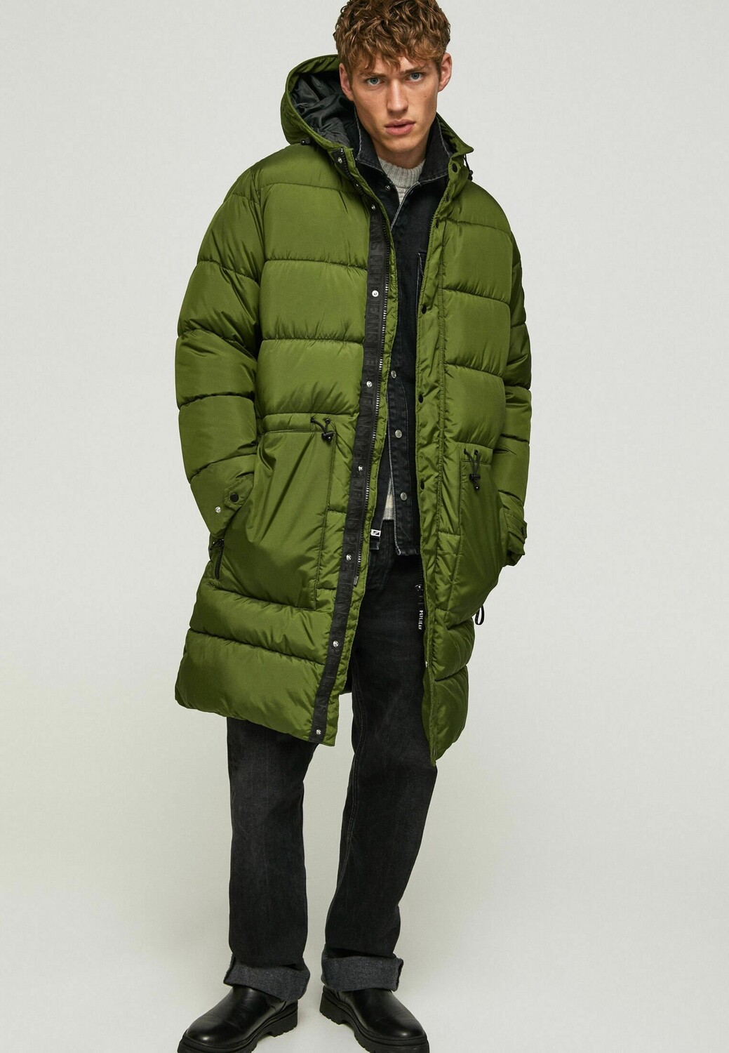 

Пальто зимнее Pepe Jeans, зеленый