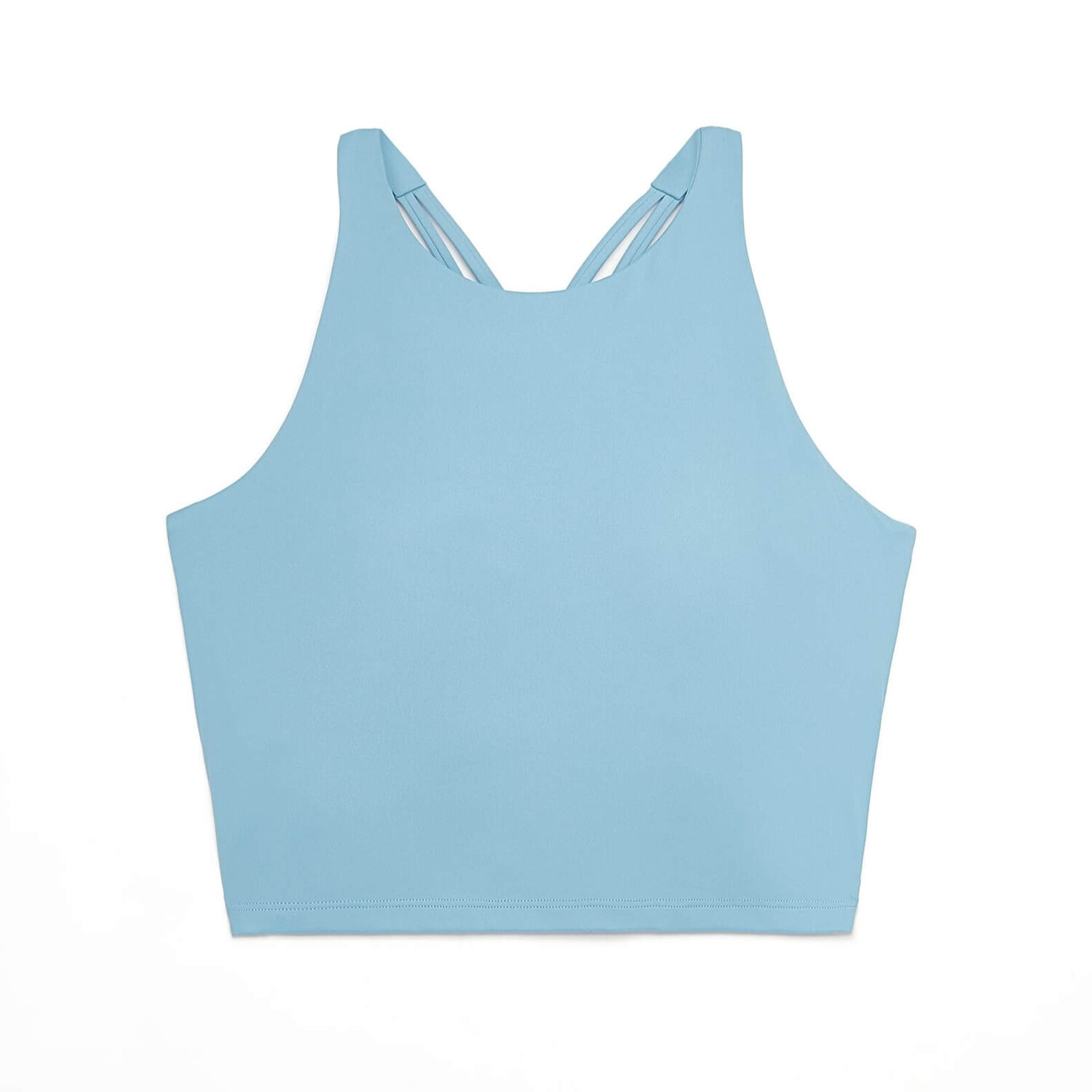 цена Топ Oysho Comfortlux Strap Tank, светло-голубой