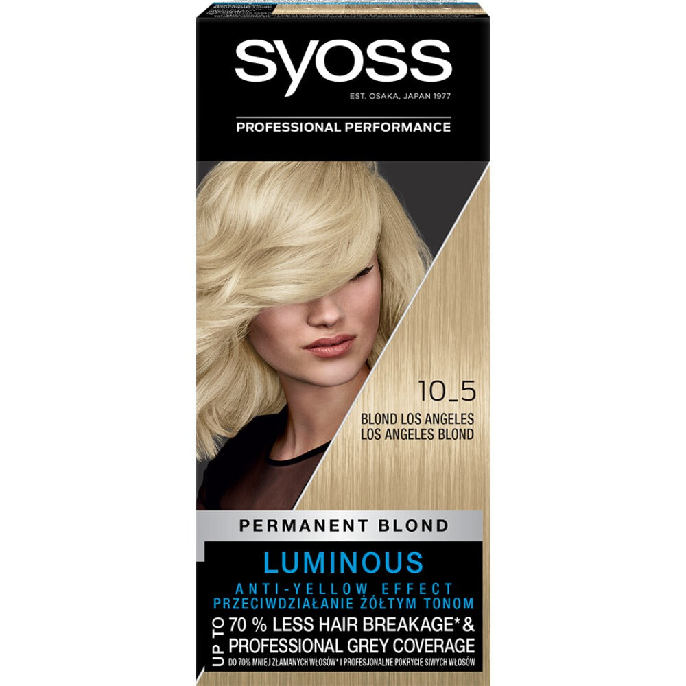 

Syoss Краска для волос Permanent Coloration стойкое окрашивание 10_5 Блондин Лос-Анджелес