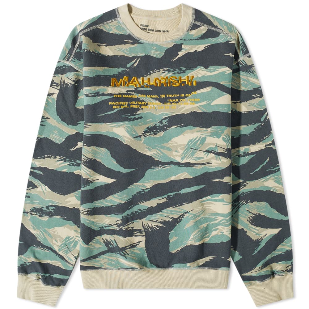 

Джемпер Maharishi Camo Miltype Crew Sweat, Серый