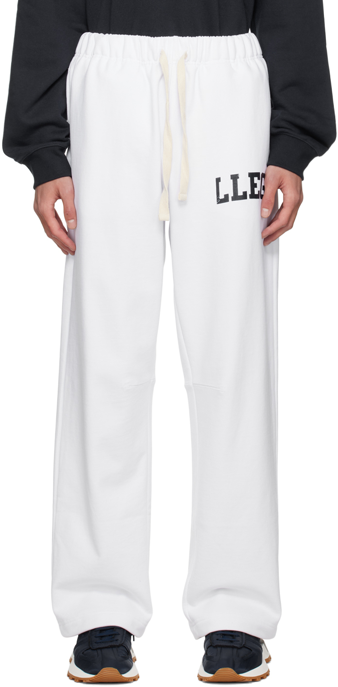 SSENSE Эксклюзивные брюки Off-White со шнуровкой для отдыха Recto фотографии