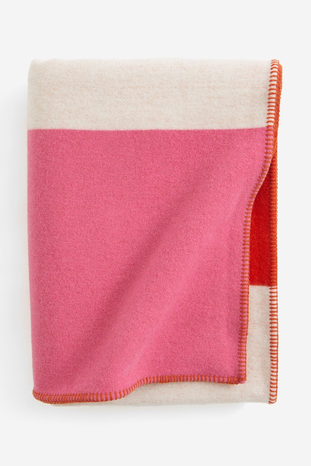 

Одеяло H&M Home Wool-blend, оранжевый/розовый