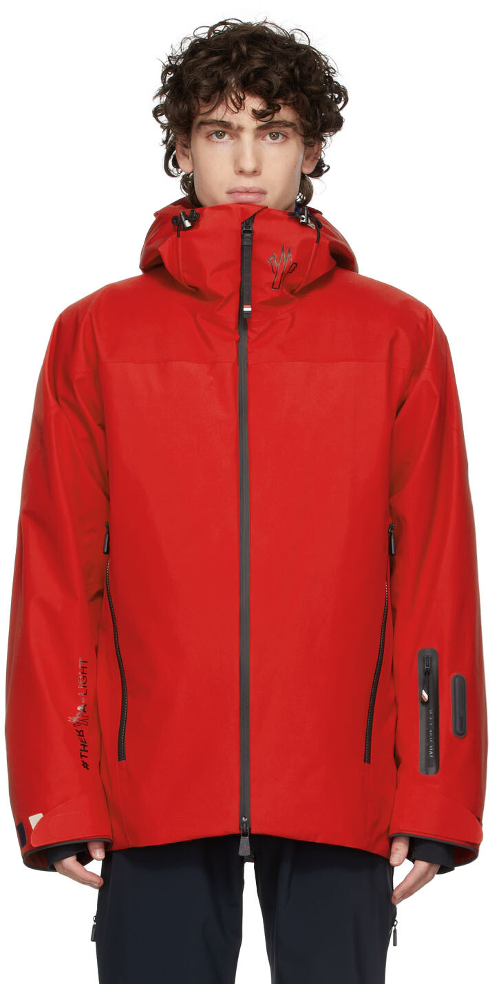 

Красная пуховая куртка Montgirod Moncler Grenoble, Красный