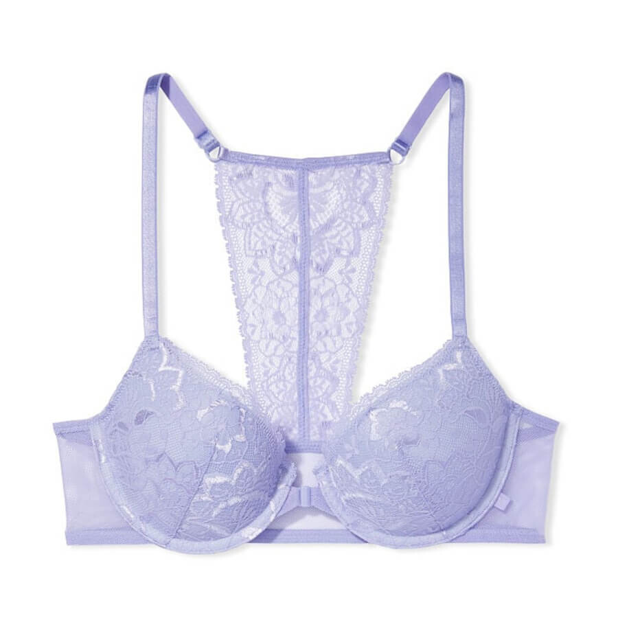 

Бюстгальтер на косточках Victoria's Secret Sexy Tee Lightly Lined Racerback Demi, сиреневый
