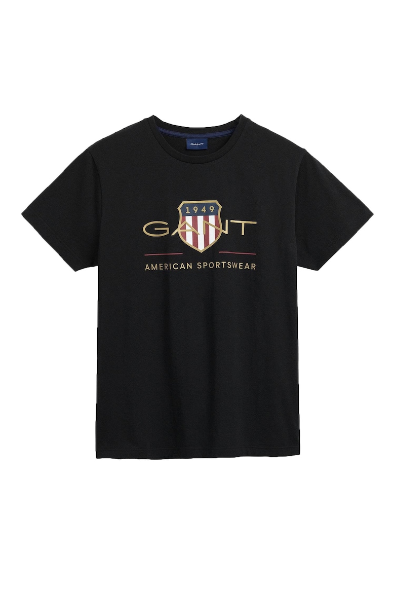 Футболка с логотипом Gant, черный