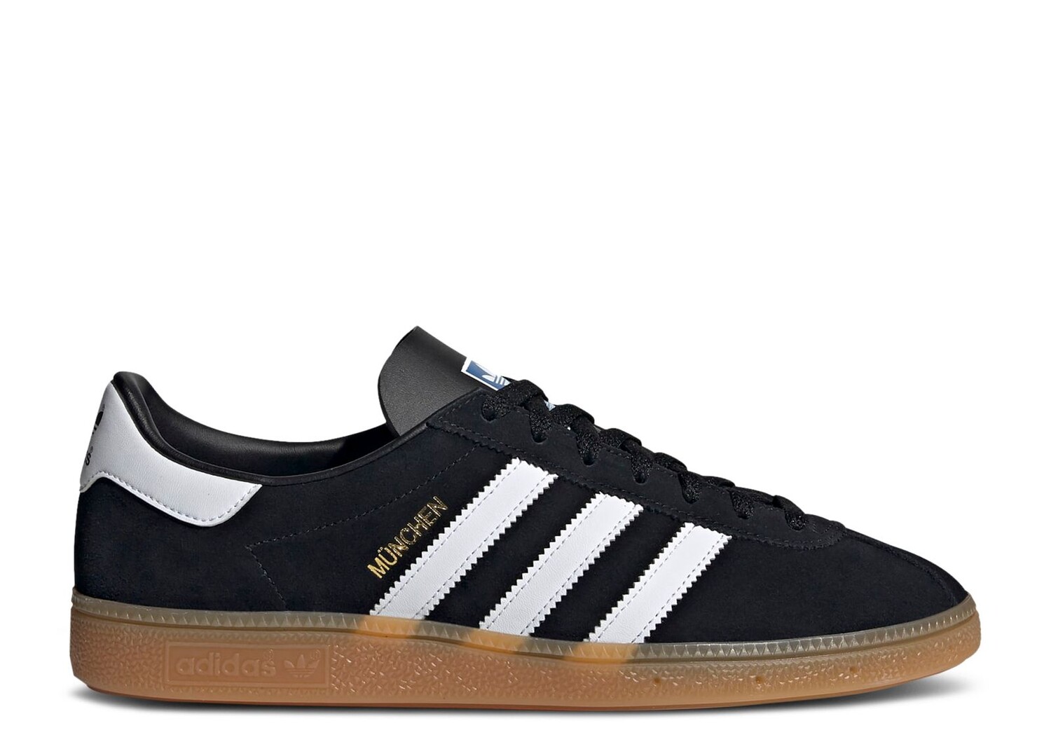 

Кроссовки adidas Munchen 'Black Gum', черный