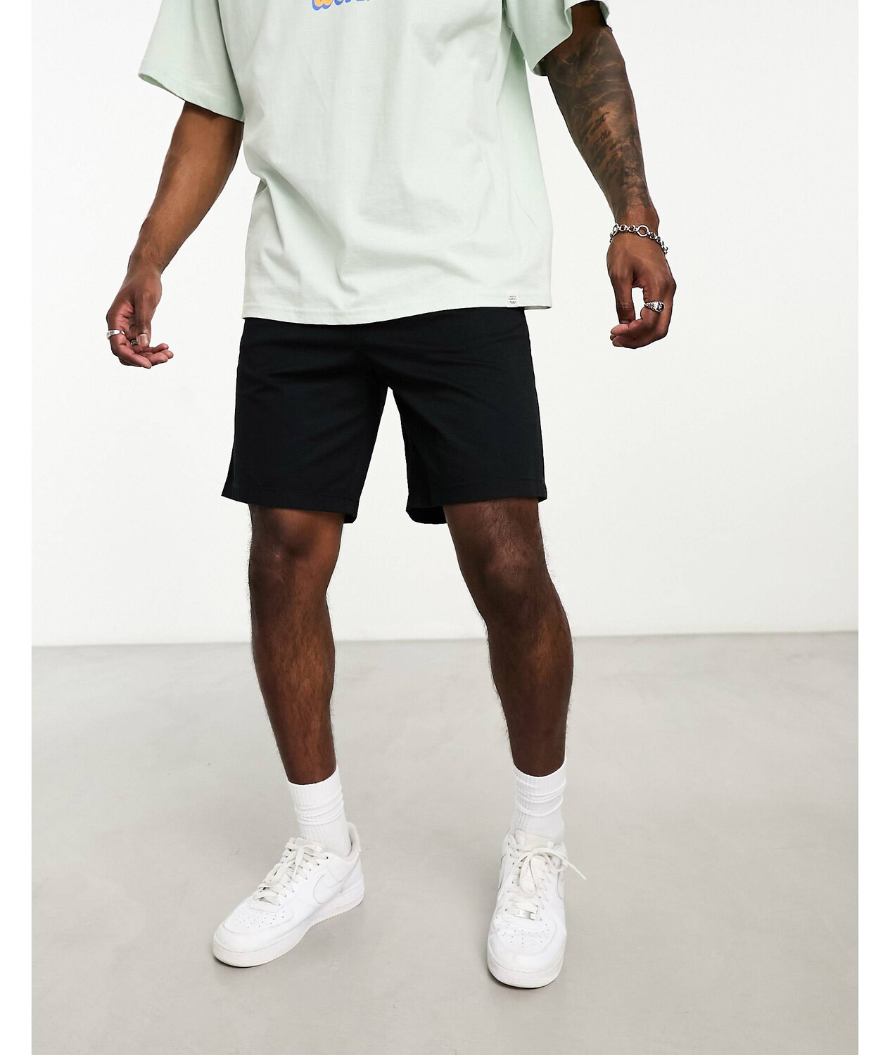 

Черные шорты чинос Selected Homme