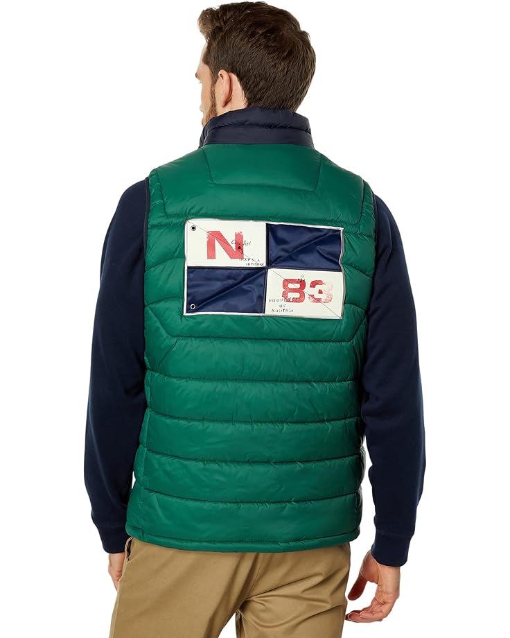 Утепленный жилет Nautica Tempasphere Puffer Vest, цвет Tidal Green фото
