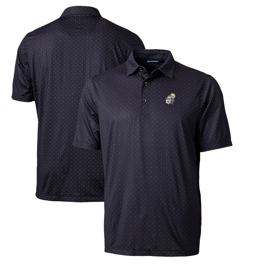 

Поло с коротким рукавом Cutter & Buck New Orleans Saints, черный