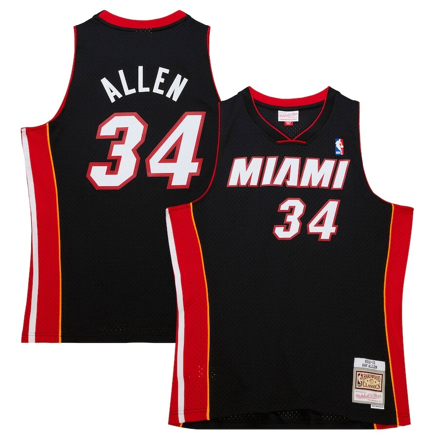 

Джерси Mitchell & Ness Miami Heat, черный