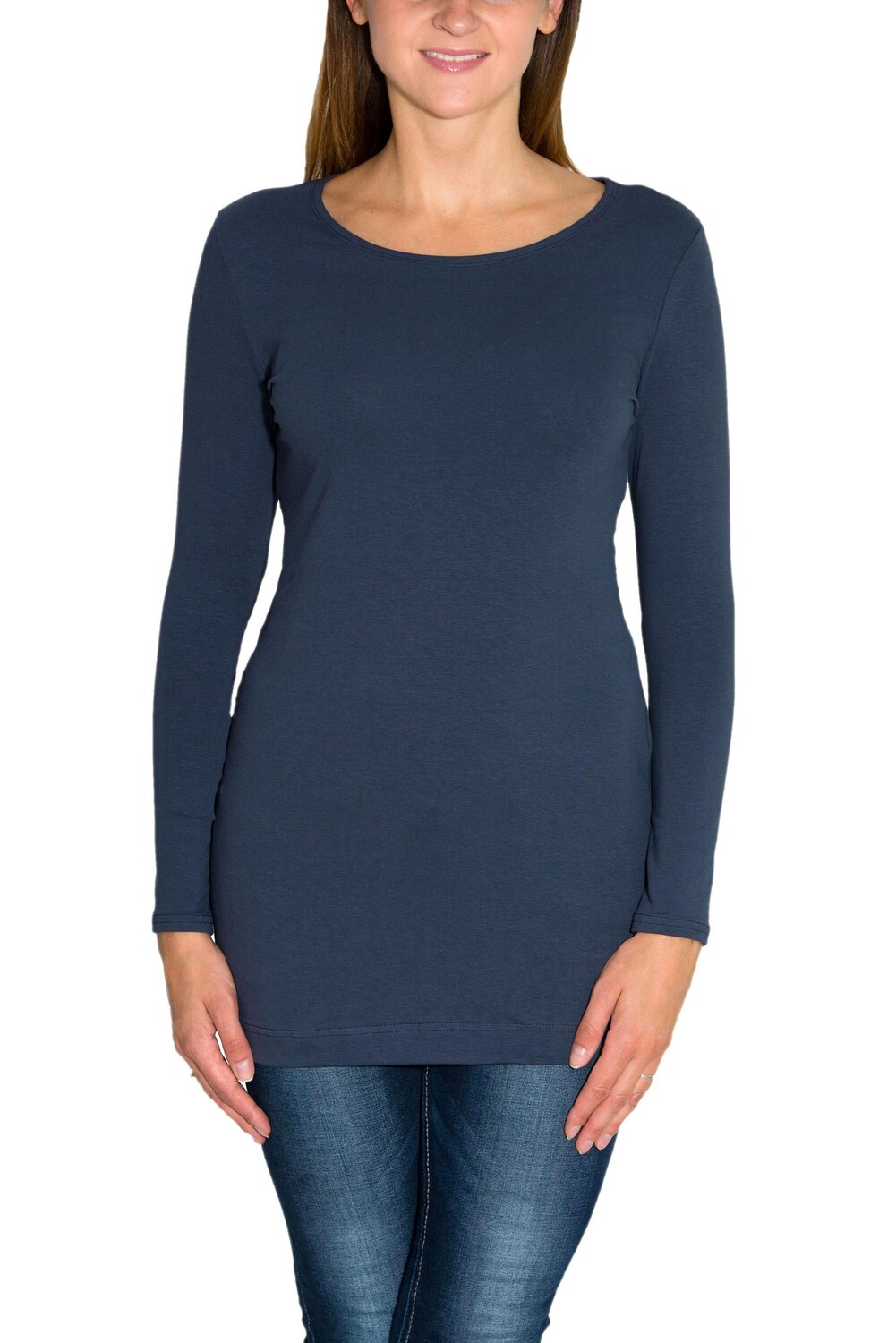 

Блуза Alkato Langarmshirt, цвет denim