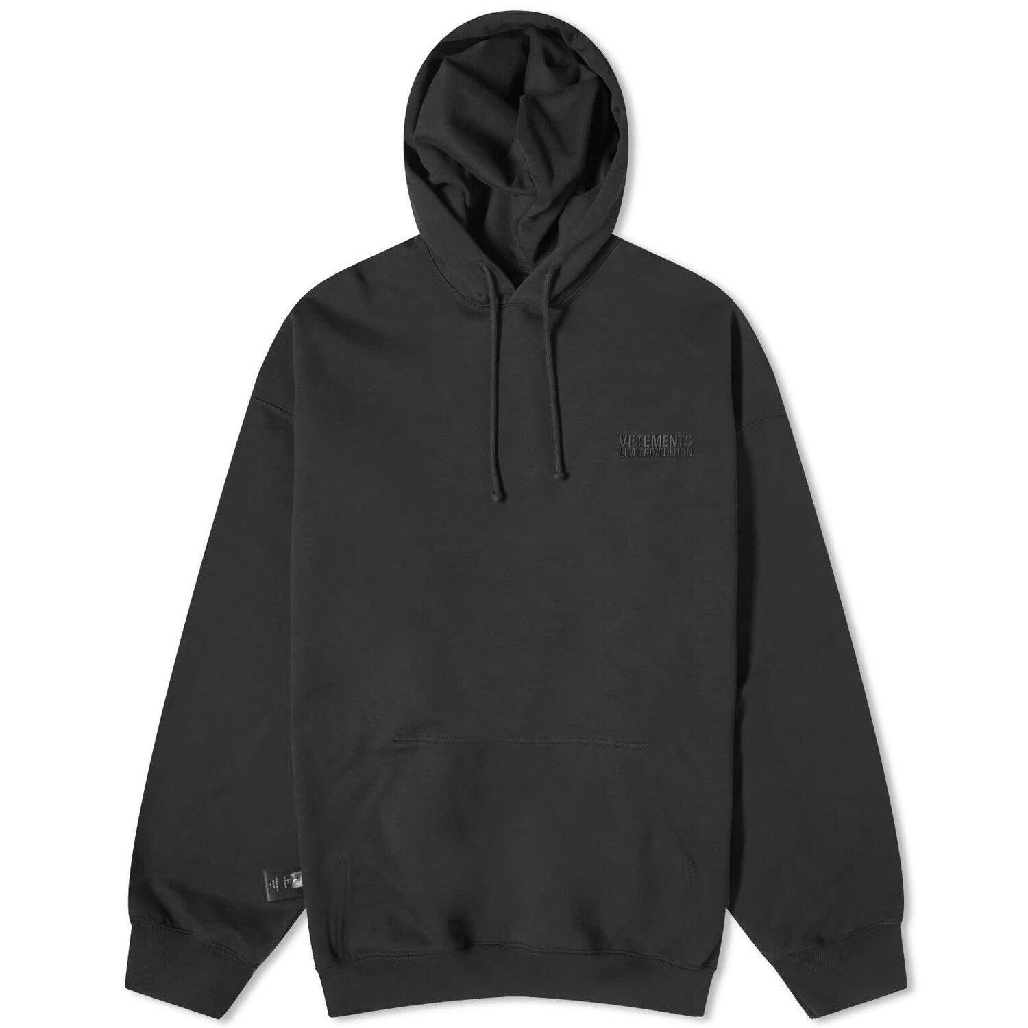 

Худи Vetements Inside Out, черный