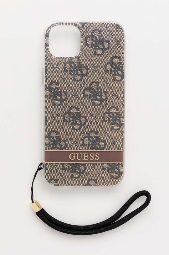 

Чехол для iPhone 14 Plus 6,7 дюйма Guess, коричневый