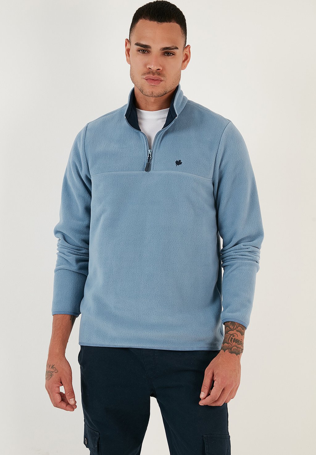 Флисовый свитер Buratti, цвет light blue