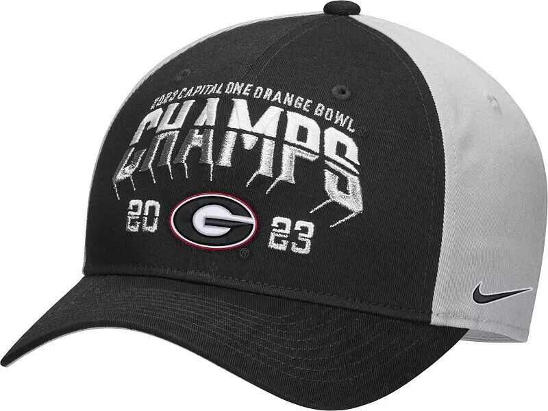 

Кепка для раздевалки Nike 2023 Orange Bowl Champions Georgia Bulldogs