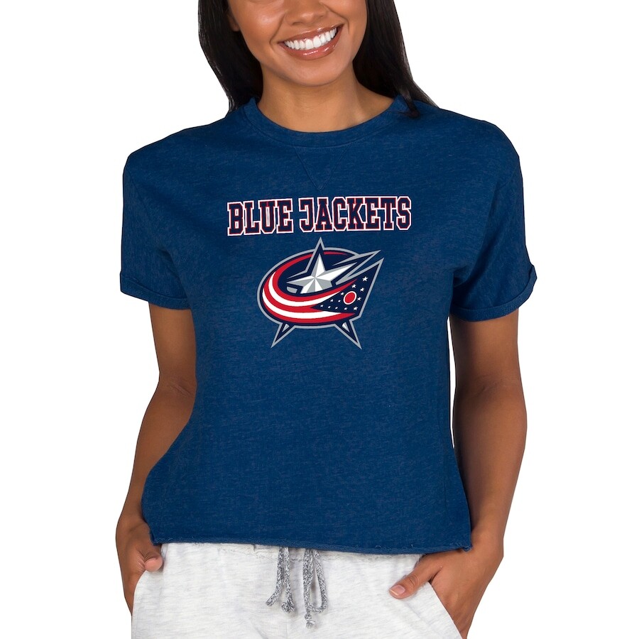 

Футболка с коротким рукавом Concepts Sport Columbus Blue Jackets, нави