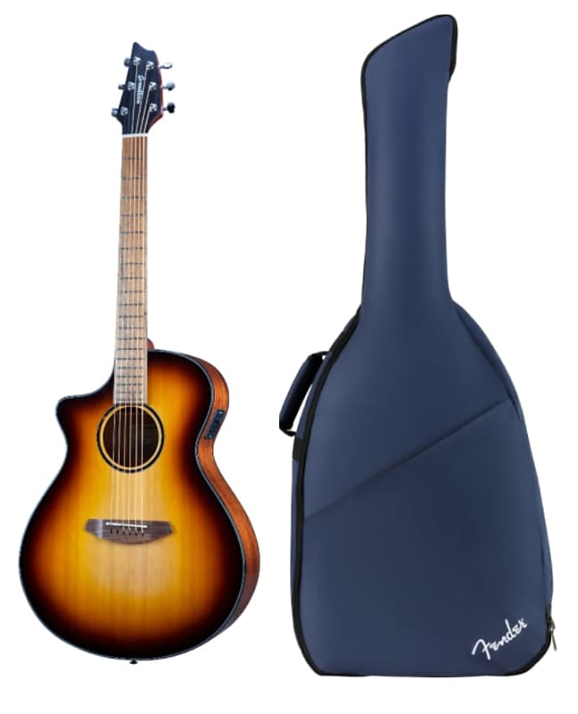 Акустическая гитара Breedlove ECO Discovery S Concert Edgeburst Left Handed Acoustic Electric w/Bag