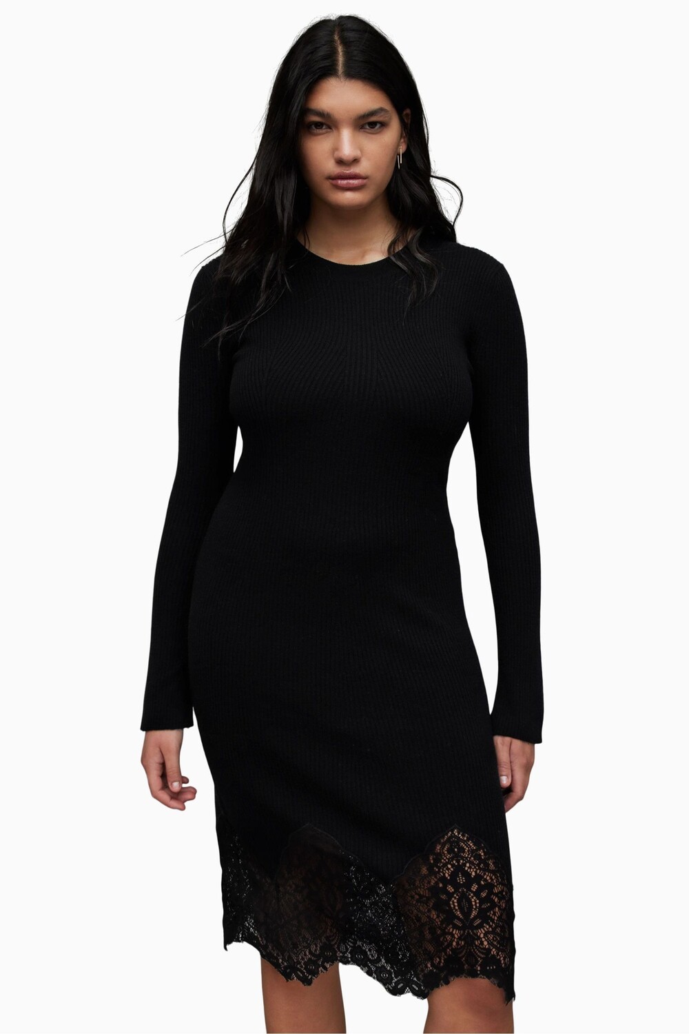 

AllSaints Milly черное платье All Saints, черный