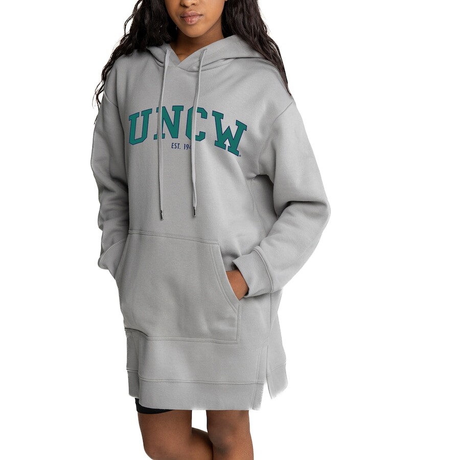 

Платье-худи Gameday Couture Unc Wilmington Seahawks, серый