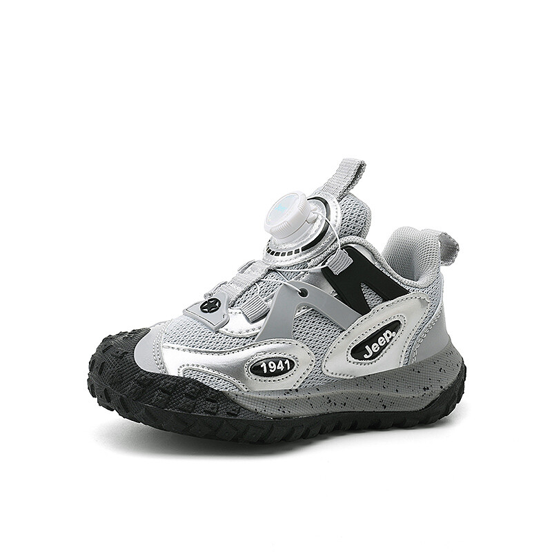 

Детские кроссовки Kids Low-top Black Jeep, серебряный
