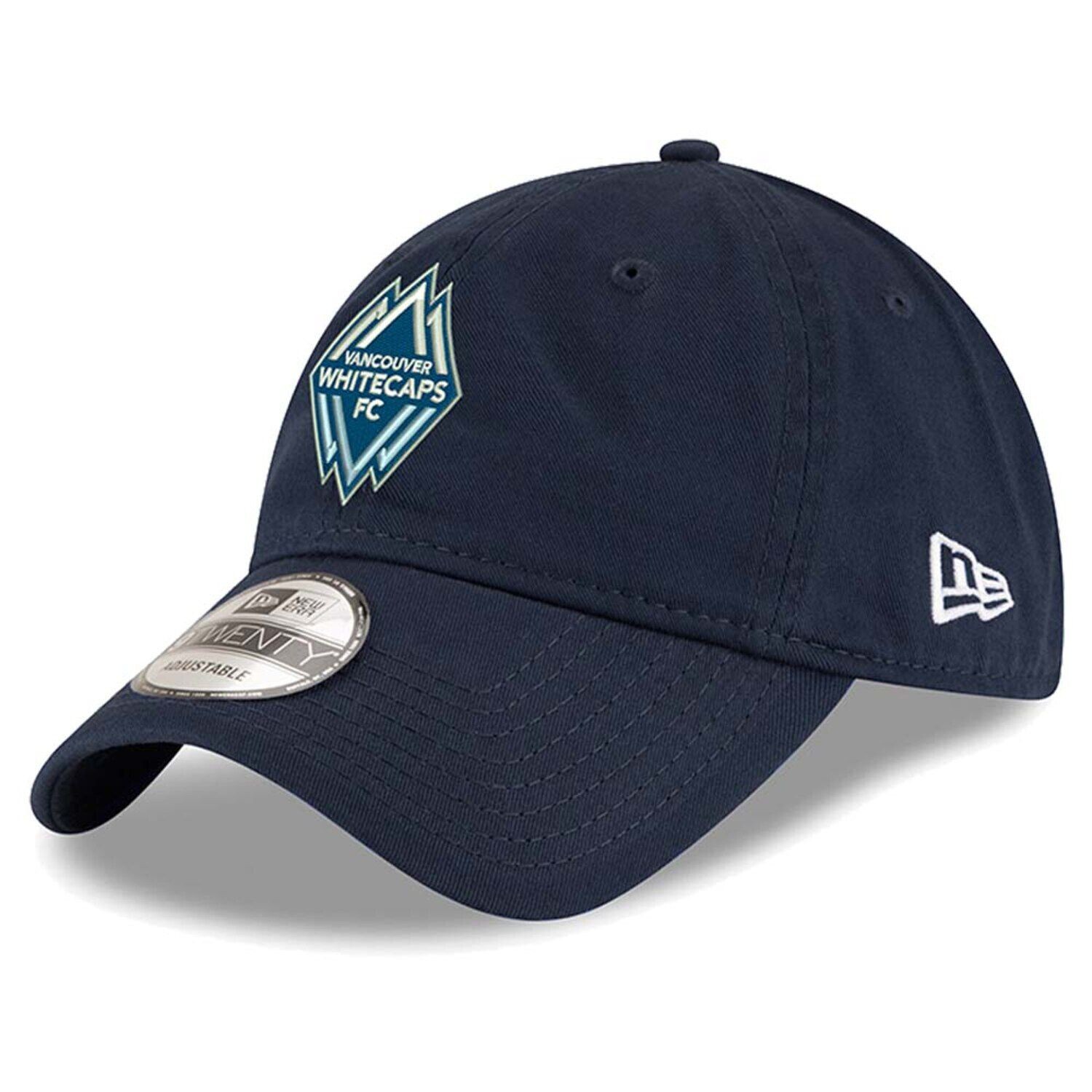 

Мужская регулируемая кепка New Era Navy Vancouver Whitecaps FC Team Logo 9TWENTY