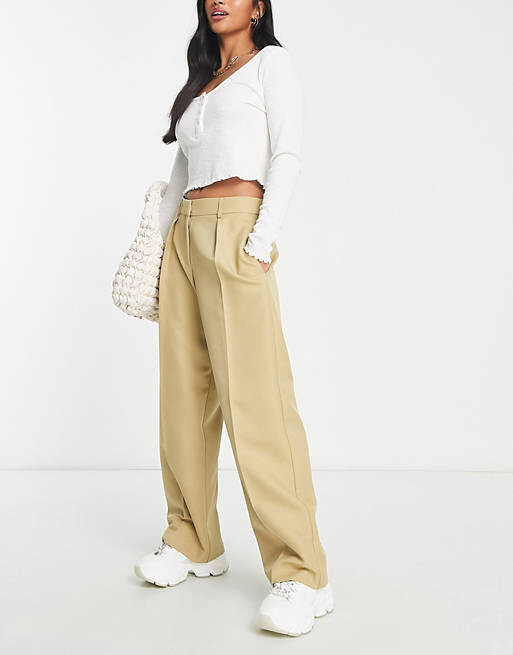 

Повседневные брюки с напуском ASOS DESIGN Petite для мальчика