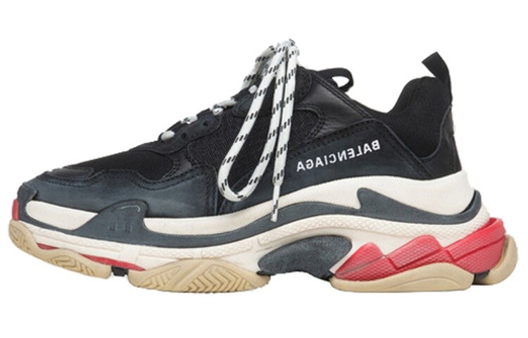 

Balenciaga Wmns Triple S Daddy Туфли Черный/Красный