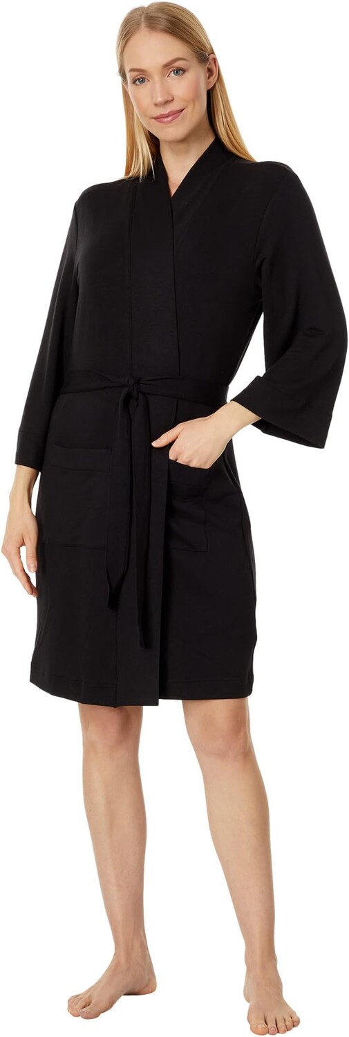 

Халат Jammie Essentials Kimono Bathrobe P.J. Salvage, черный