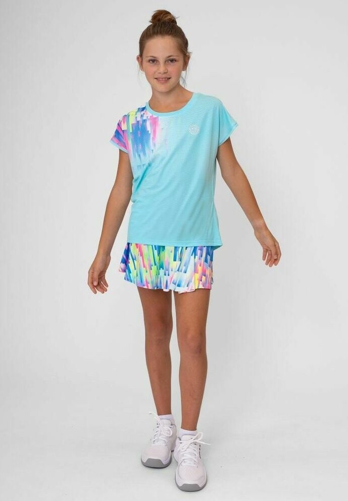 

Спортивная футболка MELBOURNE 2024 JUNIOR CAPSLEEVE BIDI BADU, цвет aqua