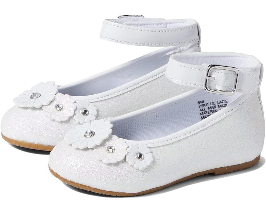 Балетки Rachel Shoes Lil Lacie, цвет White Glitter
