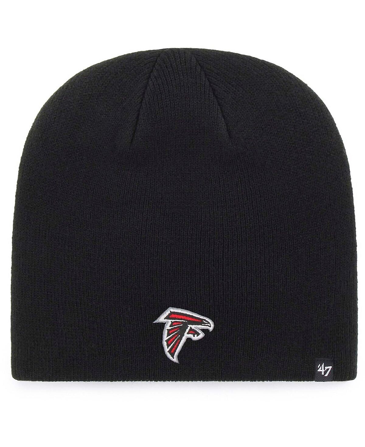 

Мужская черная вязаная шапка с логотипом Atlanta Falcons Primary '47 Brand
