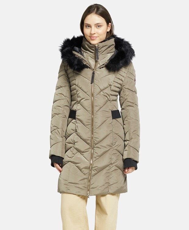 

Функциональное пальто Geographical Norway, серо-коричневый