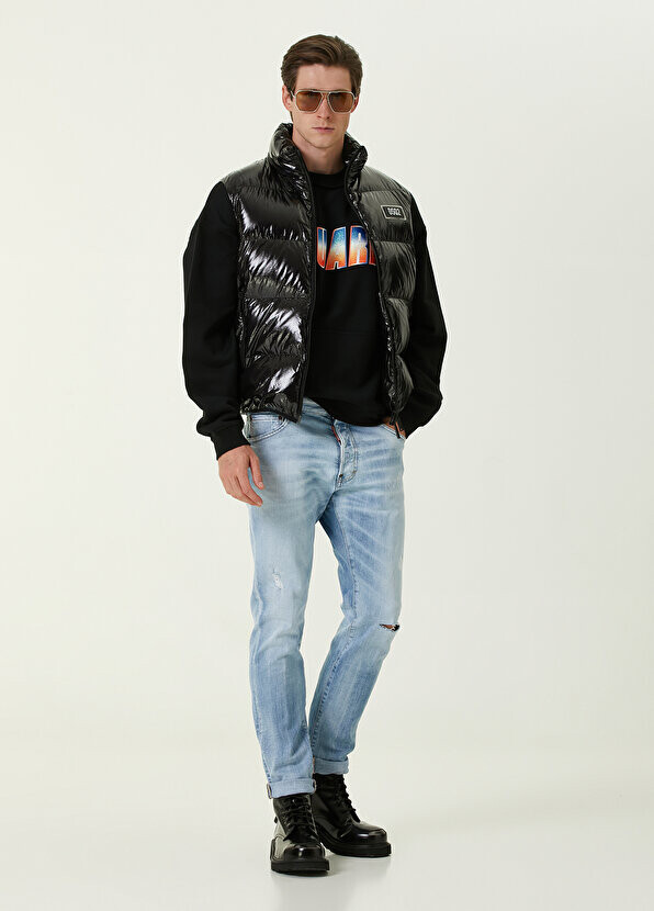 

Голубые джинсовые брюки с потертостями Dsquared2, Синий