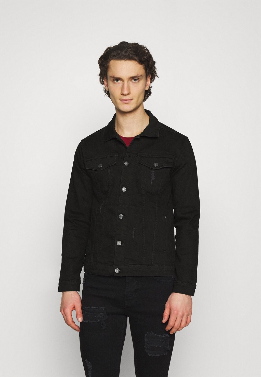 

Куртка Vaquera Denim Project KASH DESTROY JACKET, черный