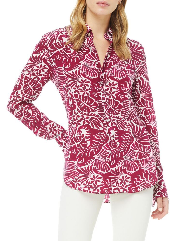 

Рубашка с принтом Габриэла Robert Graham, цвет Magenta