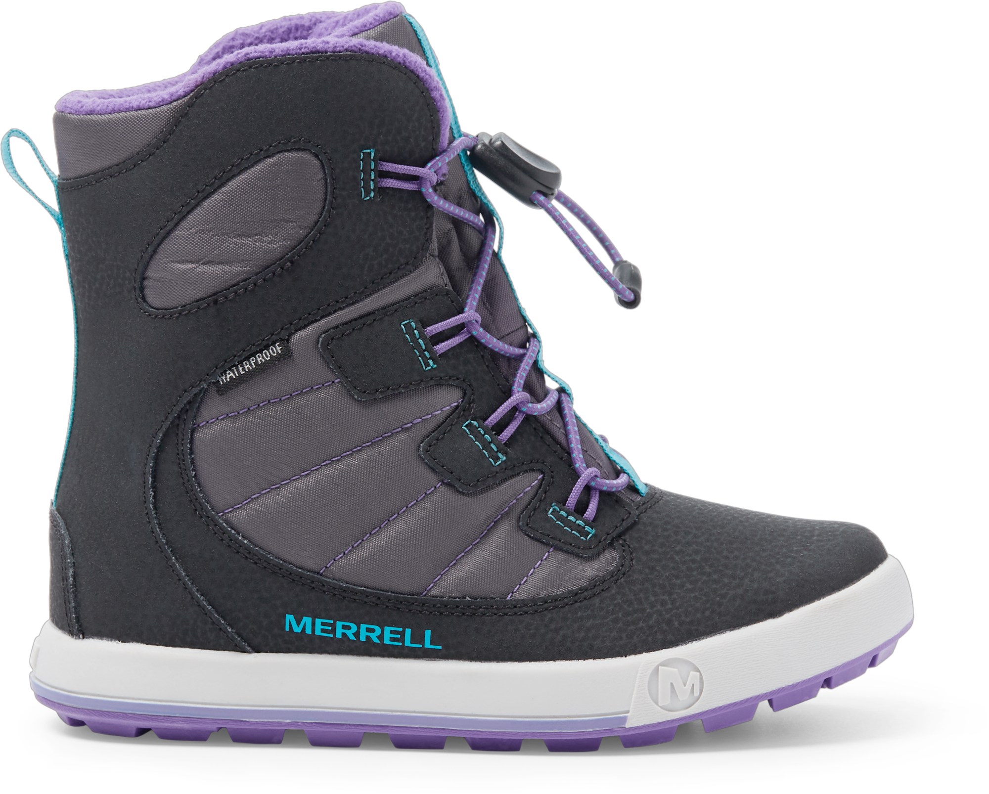 Водонепроницаемые ботинки Snow Bank 4.0 — детские Merrell, черный