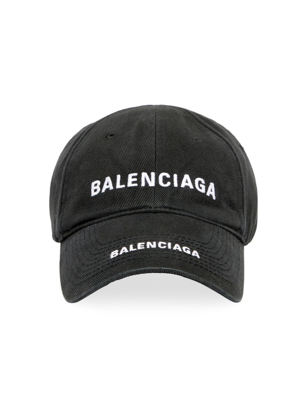 

Кепка с двойным логотипом Balenciaga, черный