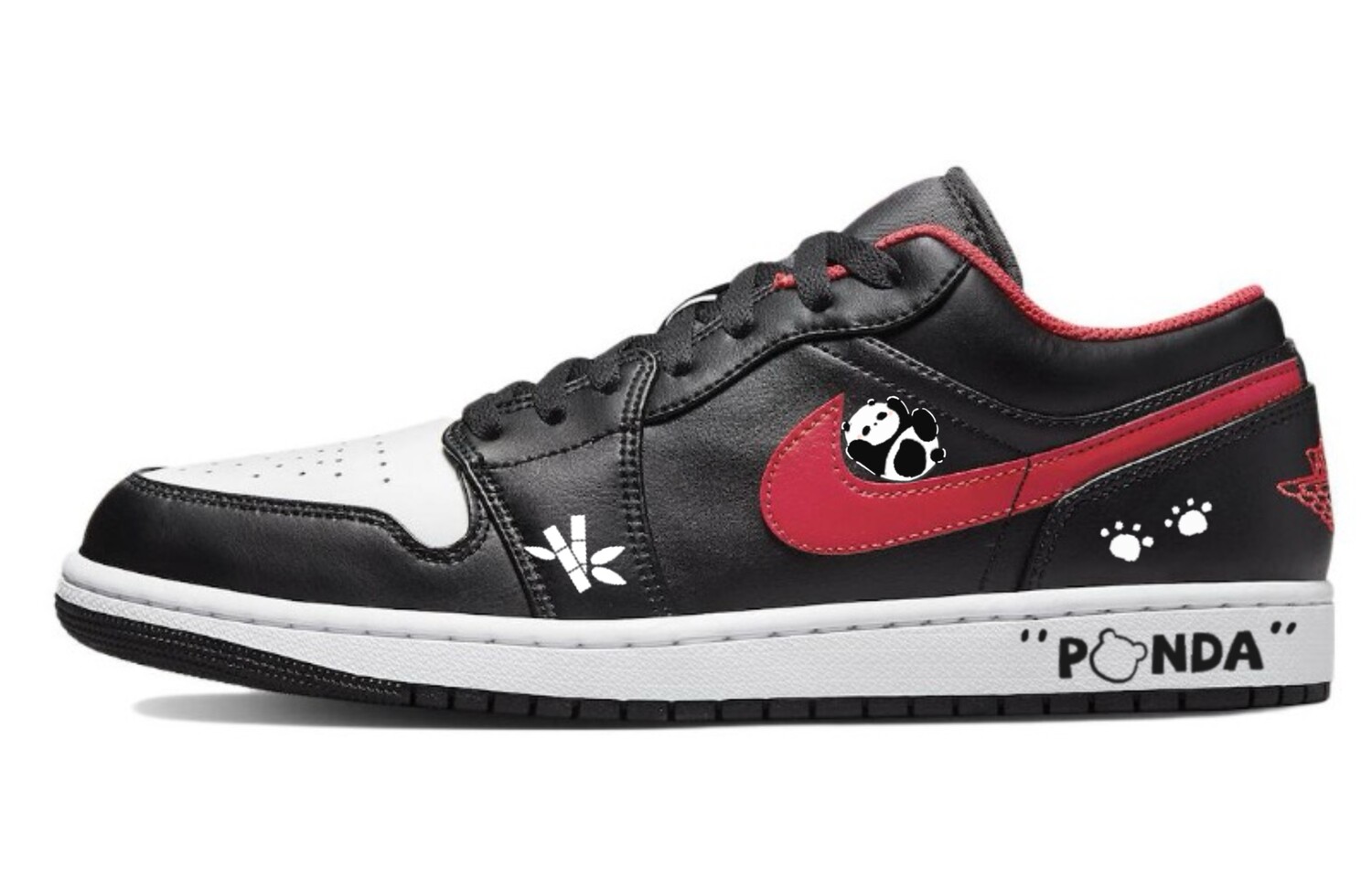 

Баскетбольные кроссовки Air 1 Vintage Men Low-Top Black/White/Red Jordan