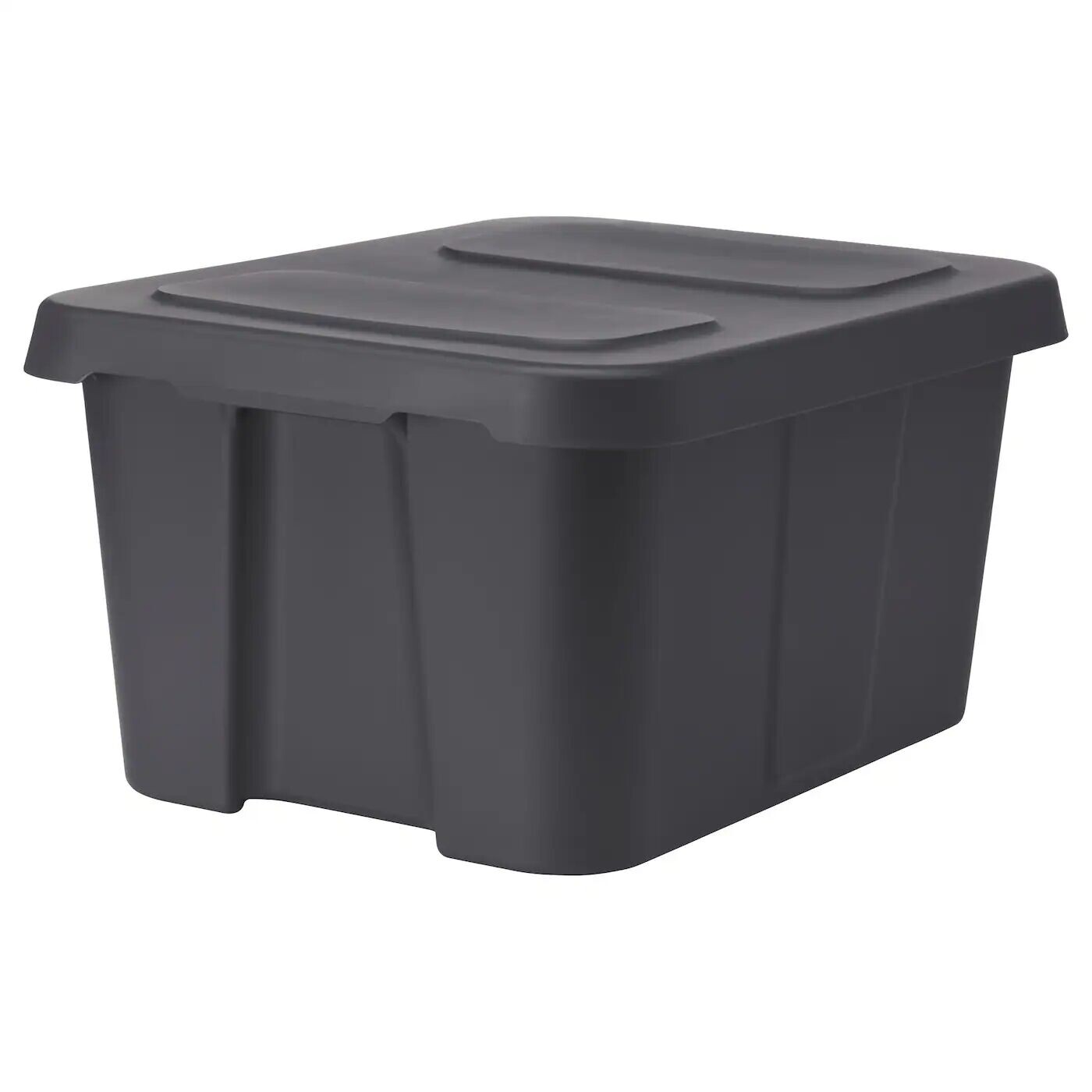 

Коробка с крышкой внутри/снаружи, темно-серая, 58х45х30 см, KLÄMTARE IKEA