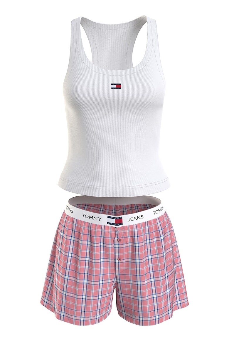 

Пижама с клетчатым низом Tommy Hilfiger, белый