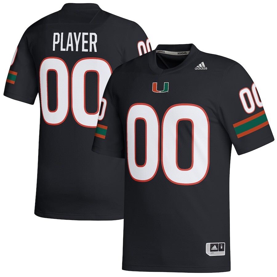 

Джерси adidas Miami Hurricanes, черный