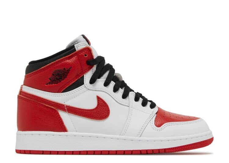 

Кроссовки AIR JORDAN 1 RETRO HIGH OG GS 'HERITAGE', белый