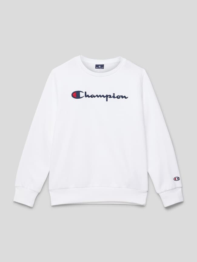 

Толстовка с вышитым логотипом CHAMPION, белый