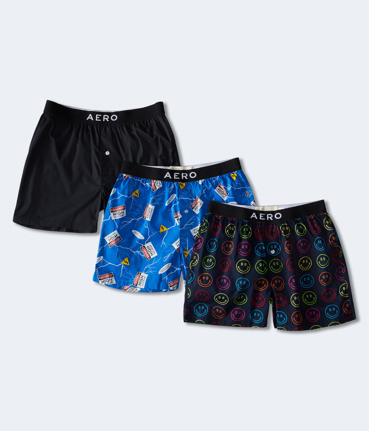

Модные тканые боксеры, комплект из 3 шт. Aeropostale, мультиколор